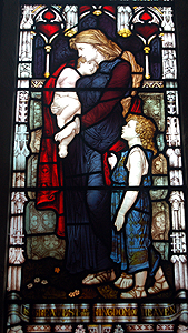South panel of the chancel east window June 2012